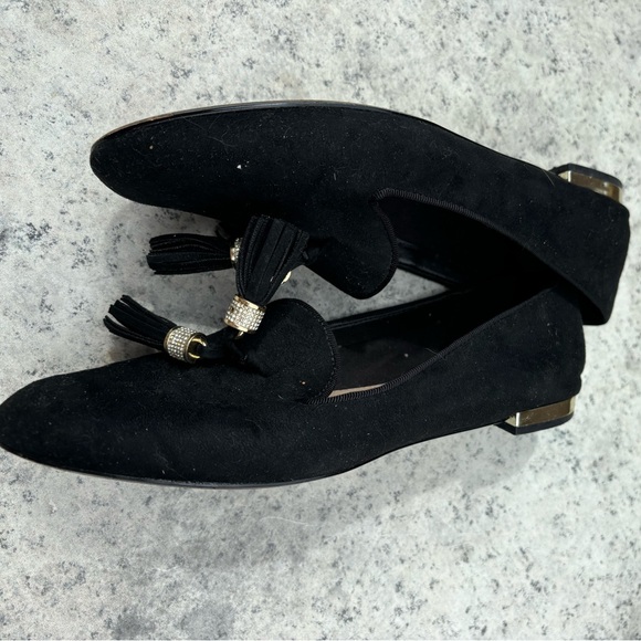 Men’s Aldo Mccrery - Black Velvet Tassle Loafers Size 7 - EUC - Picture 5 of 9